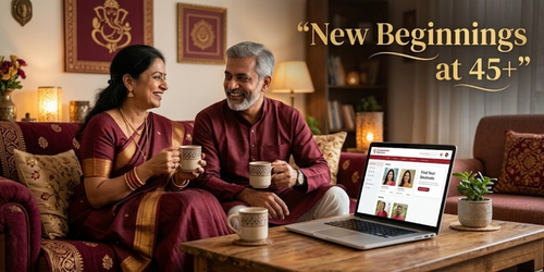 45 plus divorced widowed and never married singles using Siyaswayamver to search for a new life partner